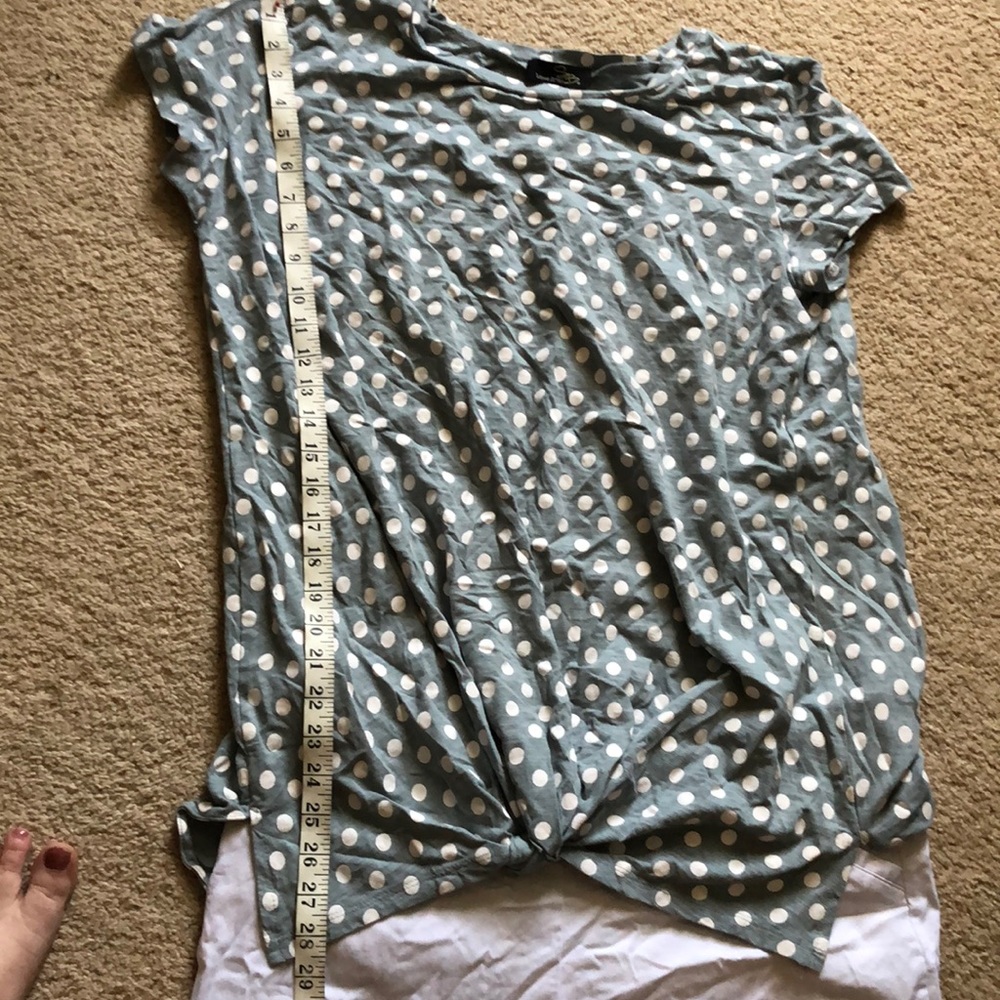 XL polka dot tunic